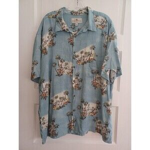 Island Shores Hawaiian buttonup shirt mens XXL beach vacation resort party